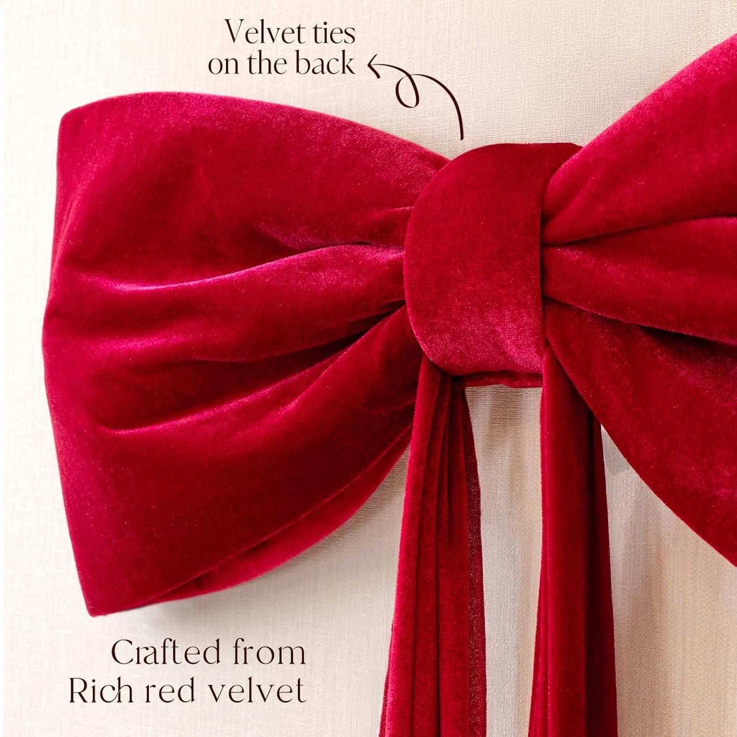 Giant 6ft Velvet Bow